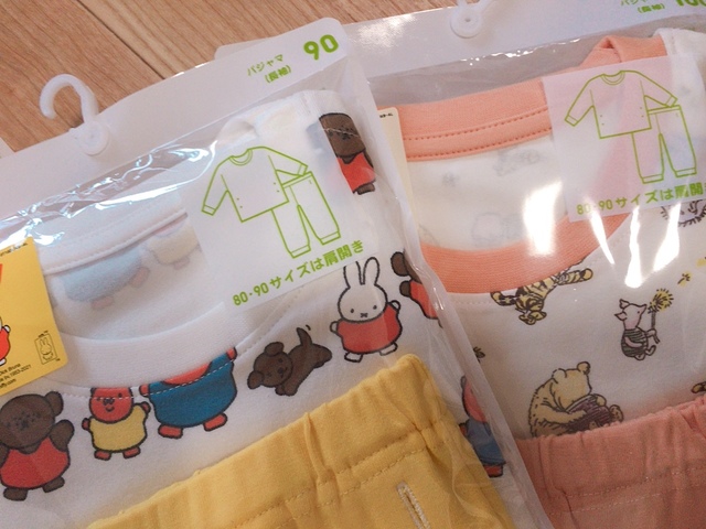 【UNIQLO（ユニクロ）ベビー用パジャマ】サイズ展開も豊富♪