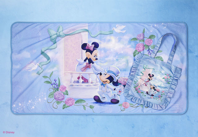 ミッキーマウス&ミニーマウス/トートバッグ&ブランケット 3,520円