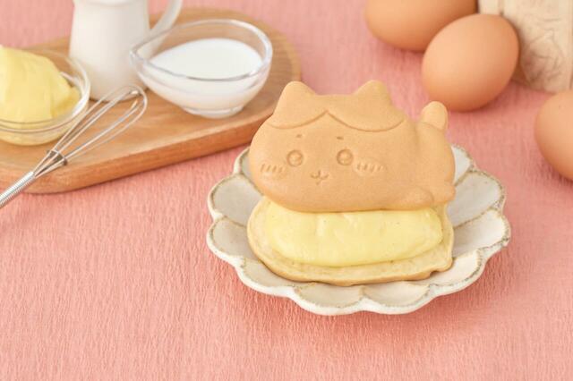 「ハチワレ（クリーム）」＜価格：350円（税込）＞【「モモンガ」も「くりまんじゅう」も「ラッコ」も♪ふわふわ生地の可愛い「ちいかわ焼き」に新しいキャラクターが仲間入り！】