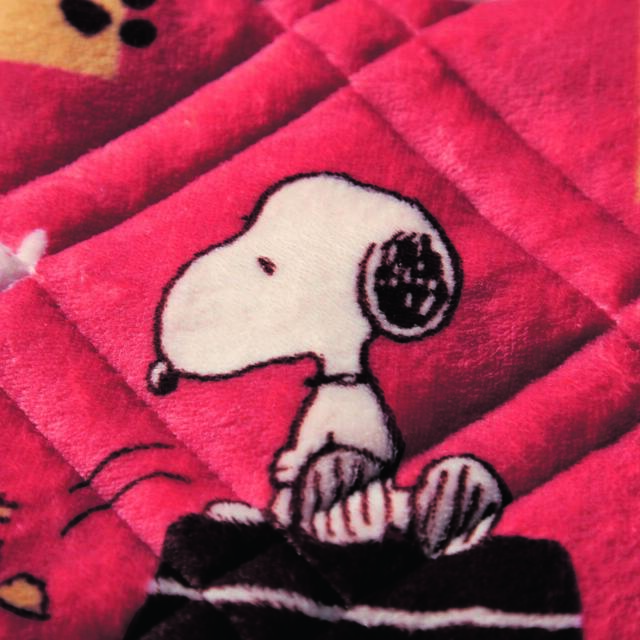 マイクロファイバーのマルチカバー・ソファーカバー「スヌーピー」