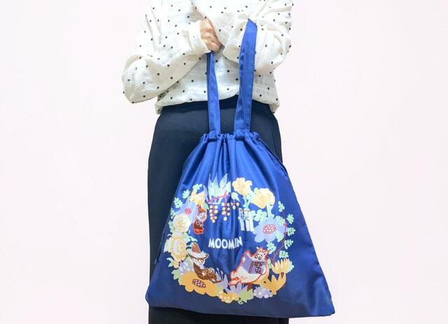 【ムーミン付録:刺繡トートバッグ】ムーミンの刺繍トートは巾着型にしても可愛い♪