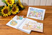 ポストカード&ブックマーカー 700円|サイズ:(ポストカード)縦約10×横約15cm(ブックマーカー)縦約7~8×横約6~7cm、セット内容:ポストカード2枚(2絵柄)ブックマーカー2枚(2絵柄)|ダッフィー&フレンズのテイスティ・サマー・サプライズ