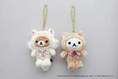 【リラックマ】「おでかけぬいぐるみキーホルダー」¥3,960(2柄)