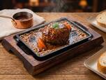「デミグラスハンバーグ」 <価格:3,800円(税込)>【【3,800円】衝撃のお得価格で2026年の肉納め!大人気「リブステーキ」も「大トロビーフ」も全部食べ放題!事前予約でアルコール飲み放題が無料に!】
