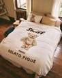 【gelato pique×シュタイフ】「【Steiff】【Sleep】ジェラートJamesジャガードマルチカバー」¥15,950
