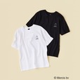 【ミッフィー×OPAQUE.CLIP】【miffy】ワンポイント刺繍Ｔシャツ　¥4,479／70周年を記念したロゴとミッフィーのお顔を胸元に刺繍したワンポイントTシャツ