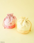 【ミッフィー×Green Parks】「miffy/フルーツプリント巾着Bag」カラー：Yellow/Pink、価格：￥2,990