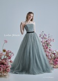 「Lulu felice（ルル・フェリーチェ）」新作ウェディングドレス　LU-0164_Bluegray