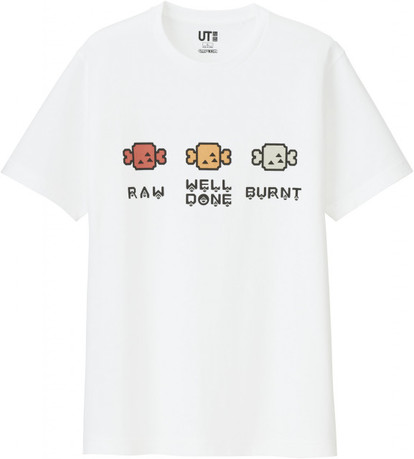 ユニクロ モンハン コラボtシャツ登場 肉の焼き加減デザイン が可愛い Medery Character S