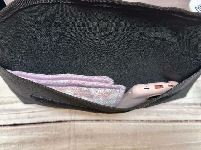 オープンポケットにはよく取り出すものを収納