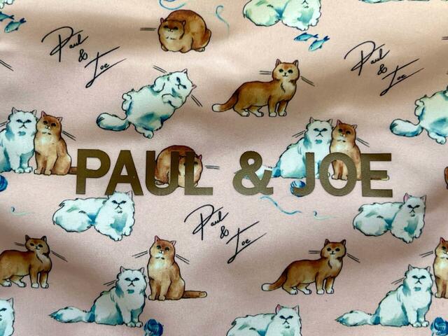 フロント下部にはブラウンの「PAUL＆JOE」ロゴ入り