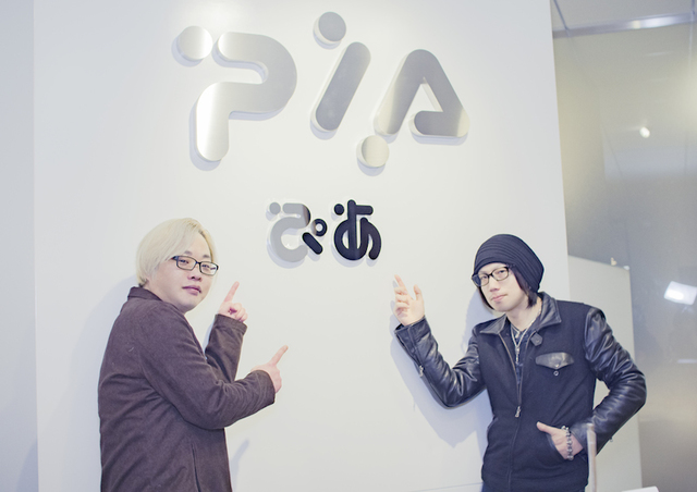 ネコグラファーの前田さんとTBSの煉さんがぴあに来社！　撮影：田中真由