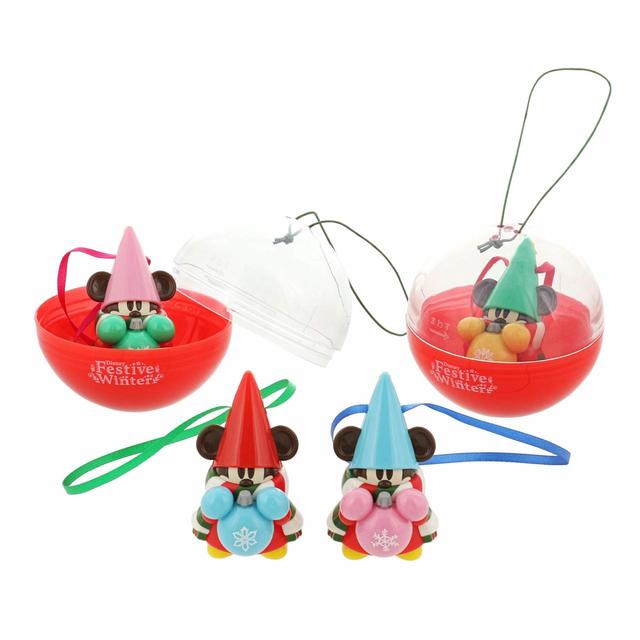 カプセルトイ 1回500円|全4種|東京ディズニーリゾート「ディズニー・クリスマス」スペシャルグッズ|販売店舗:東京ディズニーランド「ディズニー&カンパニー」、東京ディズニーシー「エンポーリオ」|発売日:2022年11月7日(月)