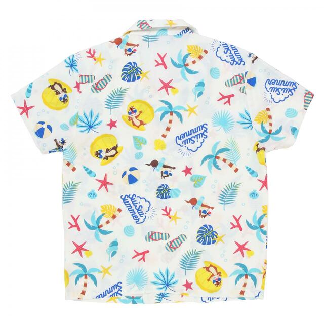 アロハシャツ 3,700円｜東京ディズニーリゾート「SuiSui Summer」グッズ｜発売日：2024年6月13日（木）｜販売店舗：東京ディズニーランド「グランドエンポーリアム」、東京ディズニーシー「ガッレリーア・ディズニー」