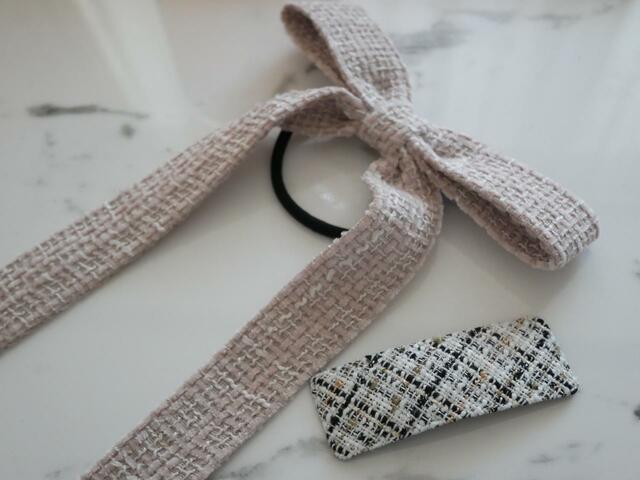 ツイードゴムピンセット