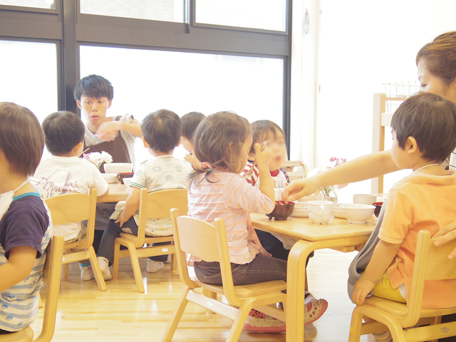 野菜も残さず完食している子どもたちが多くてびっくり