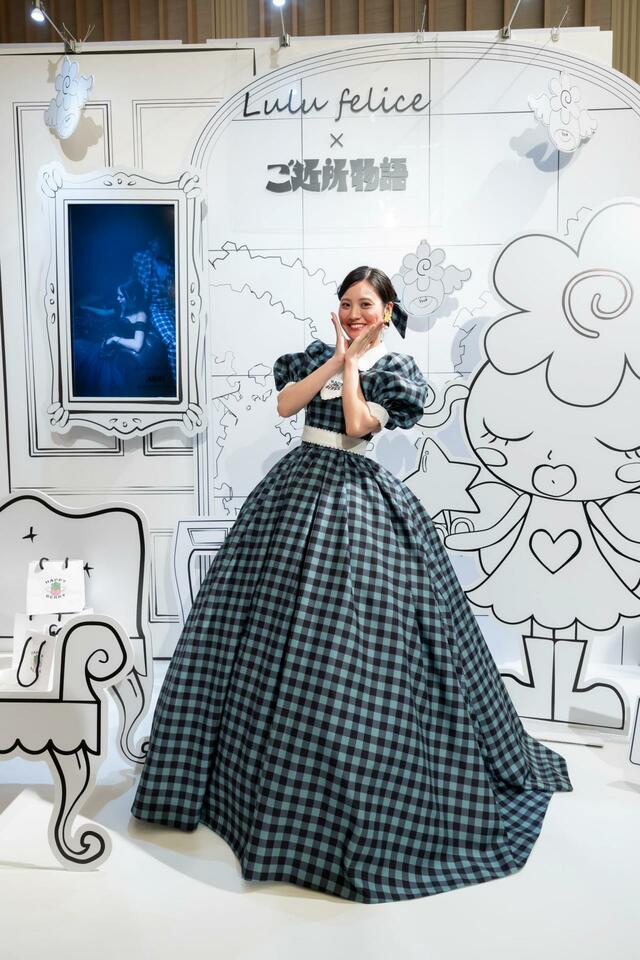 「Lulu felice×ご近所物語」新作ウェディングドレス　LU-1008_Green 