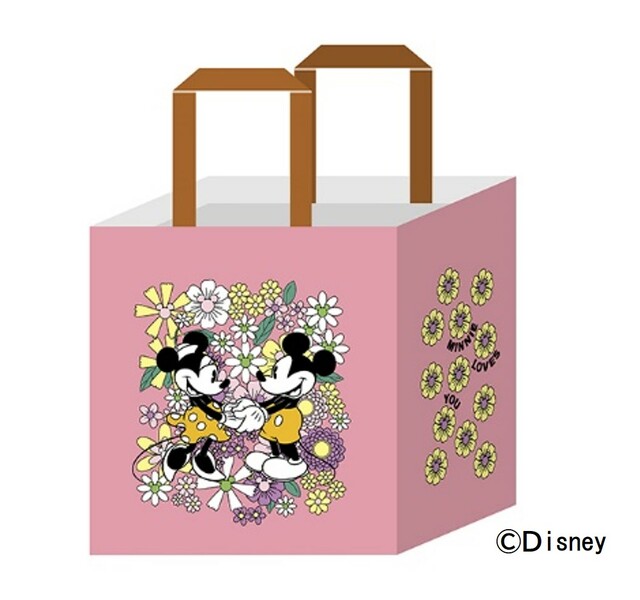 トップバリュ リサイクル原料を使ったマイバッグ【M】（ミッキー＆ミニー）