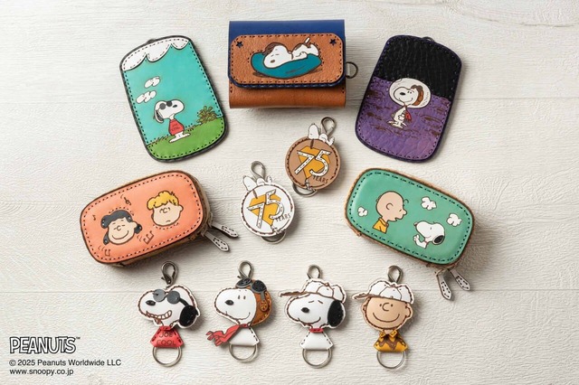 【PEANUTS×OJAGA DESIGN】カラフルなレザー、ハンドステッチの温もりある風合いが特徴の新作レザーアイテム全11種類
