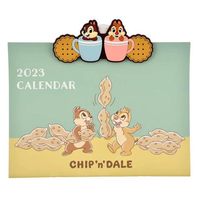 チップ＆デール 壁掛けカレンダー 2023 クリップ付き CALENDARS ＆ ORGANIZERS 2,200円