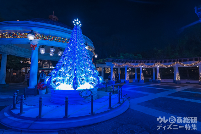 タワー・オブ・テラー前の広場 東京ディズニーシー クリスマス 2018年