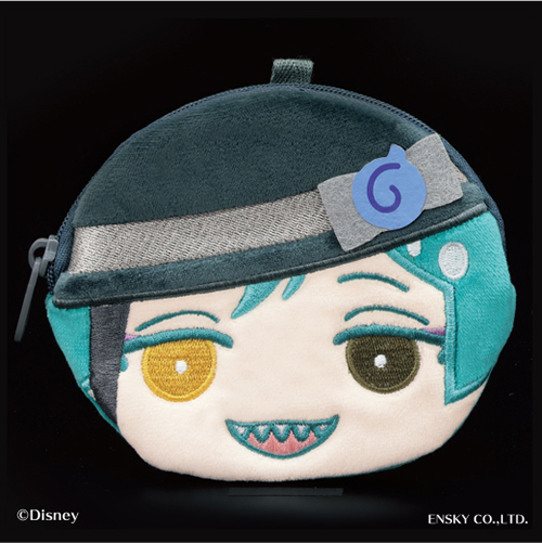 ディズニー ツイステッドワンダーランド おまんじゅうふかふかポーチ 11.フロイド