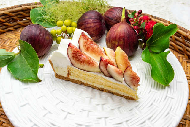 【キル フェ ボン「イチジクのタルト ～ショートケーキ風～」】piece￥918