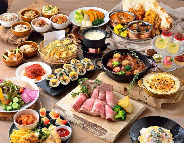 ビュッフェメニューのイメージ【エミテラス所沢「テラスビュッフェTABLE（ターブル）の食べ放題】