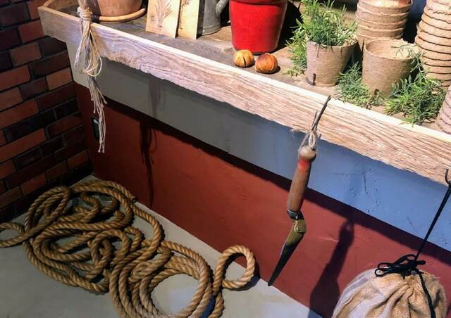 農業を連想させるミッキーマウスデザインの部屋