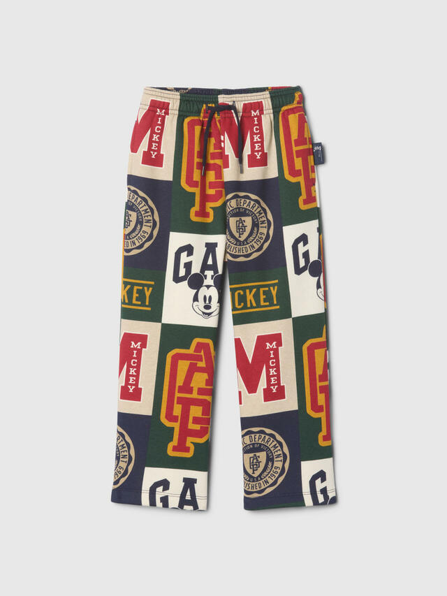 GAPロゴ ルーズパンツ ¥4,990|Gap x Disney Collegiate