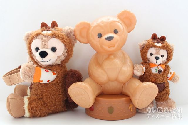 「ダッフィーたちの秋のぼうけん」ライトの大きさ比較