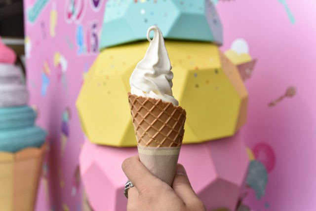 白水舎乳業　ソフトクリーム