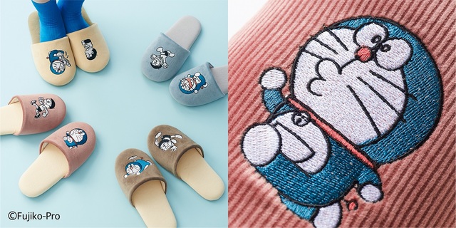 ドラえもん のび太くんと仲よし 刺しゅうスリッパの会