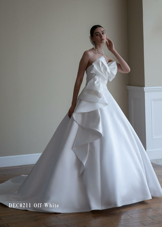 クラウディア｜「Clef a decor-クレアデコール」新作ウェディングドレス｜DEC0211_Offwhite