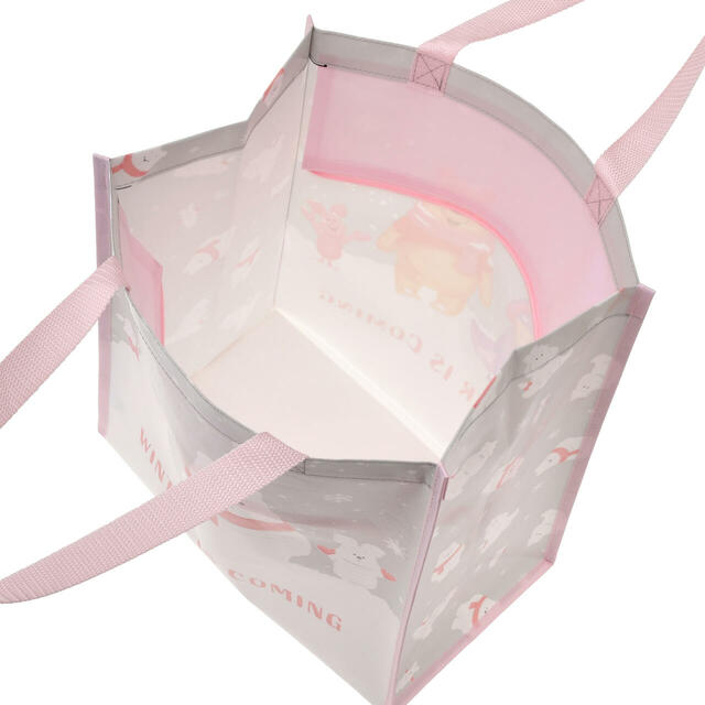 プーさん、ピグレット、イーヨー ショッピングバッグ・エコバッグ WHITE POOH 950円