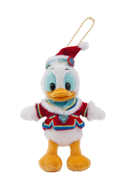 ぬいぐるみバッジ 1,900円｜長さ約12.5～長さ約18.5cm｜東京ディズニーリゾート「ディズニー・クリスマス」2019｜販売店舗：東京ディズニーランド「グランドエンポーリアム」