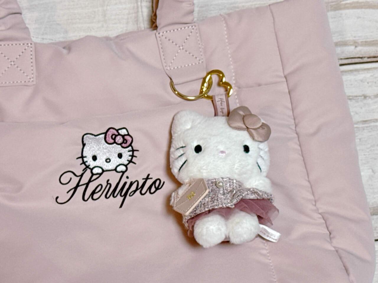 ハリプ トートバッグ ピンク ハローキティ×HerLipTo】トートバッグが大人かわいい！ピンクノーズの