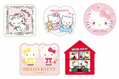 G賞ステッカーSET(全6種)【Happyくじ『HELLO KITTY 50th〜ハッピーアニバーサリー★〜』】