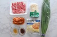 【チーズタッカルビ風豚キムチーズ】材料（2人分）