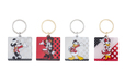キーチェーンセット 2,100円｜長さ約7cm、4個セット｜東京ディズニーランド「ベリー・ベリー・ミニー！」スペシャルグッズ｜販売店舗「グランドエンポーリアム」
