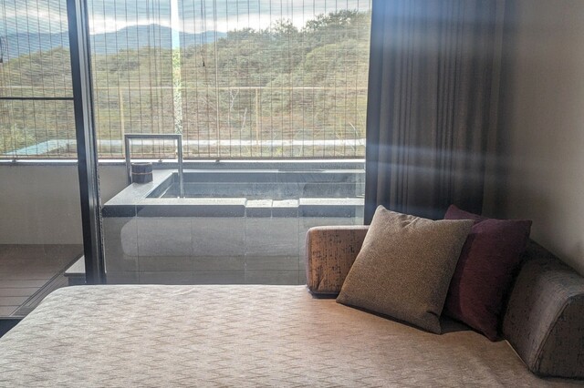 【伊豆マリオットホテル修善寺】「温泉露天風呂付デラックスルーム ツイン」からの眺め