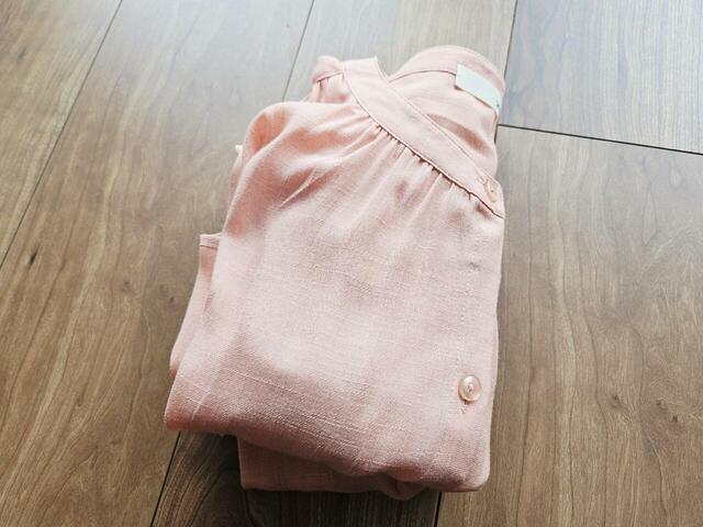 【SHOO・LA・RUE　シャツワンピース】小さくたためて軽いので冷房対策に持ち運ぶのも◎