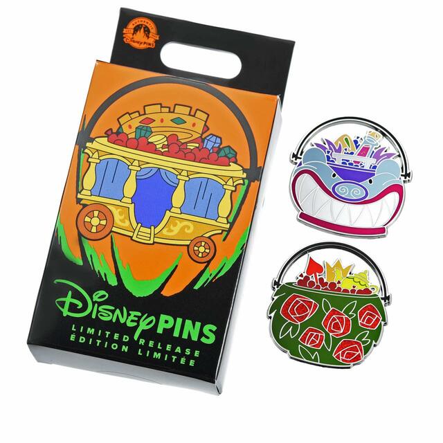 ディズニーヴィランズ シークレットピンバッジ バスケット DISNEY HALLOWEEN 2023 2,310円