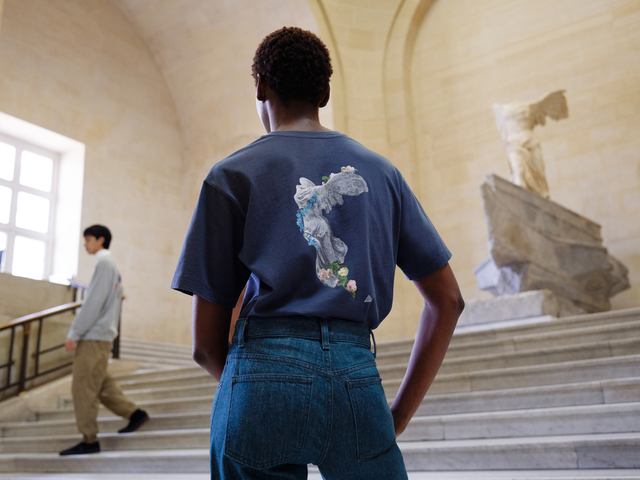 The Winged Victory of Samothrace / Hellenistic Art (C. 190 BC), Island of Samothrace (northern Aegean) © Musée du Louvre, Dist. RMN-Grand Palais / Philippe Fuzeau Jan Frans van DAEL / Flowers, Grapes, and Peaches © RMN-Grand Palais (Musée du Louvre) / Adrien Didierjean Louvre Pyramid © I.M. Pei