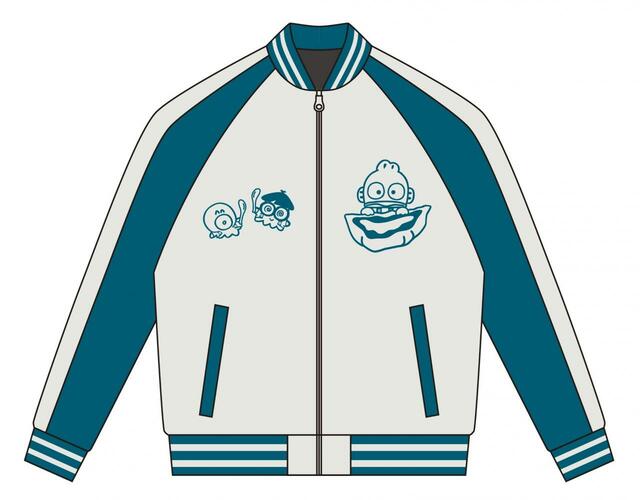 大阪王将×ハンギョドン  オリジナルスカジャン【大阪王将×ハンギョドン『おうちで中華パーティーキャンペーン2023』第2弾】