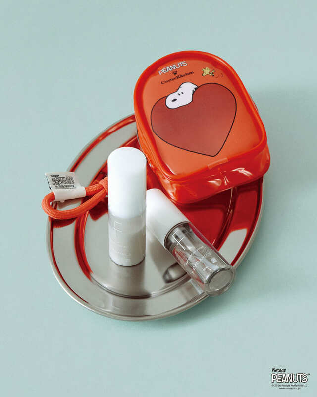 【PEANUTS×コスメキッチン】F ORGANICS＜PEANUTS＞ディープモイスチャー トライアルキット（ポーチ入り）2,750円／大人気のF ORGANICSのトライアルキット