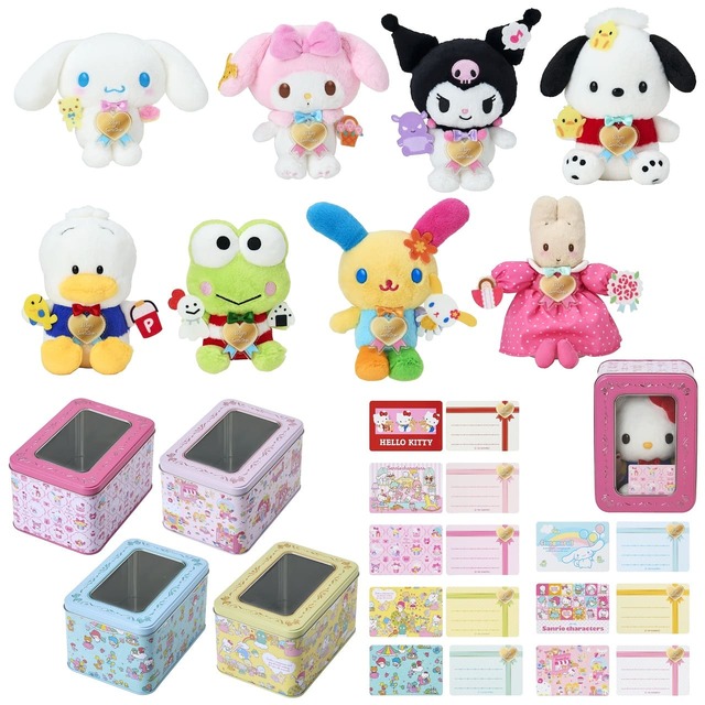 【サンリオショップ】8月5日(水)発売「えらんでぬいぐるみ＆ギフト缶ケース」