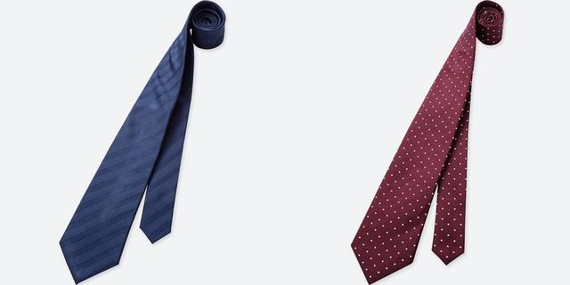 ネクタイ（ストライプとドット）
