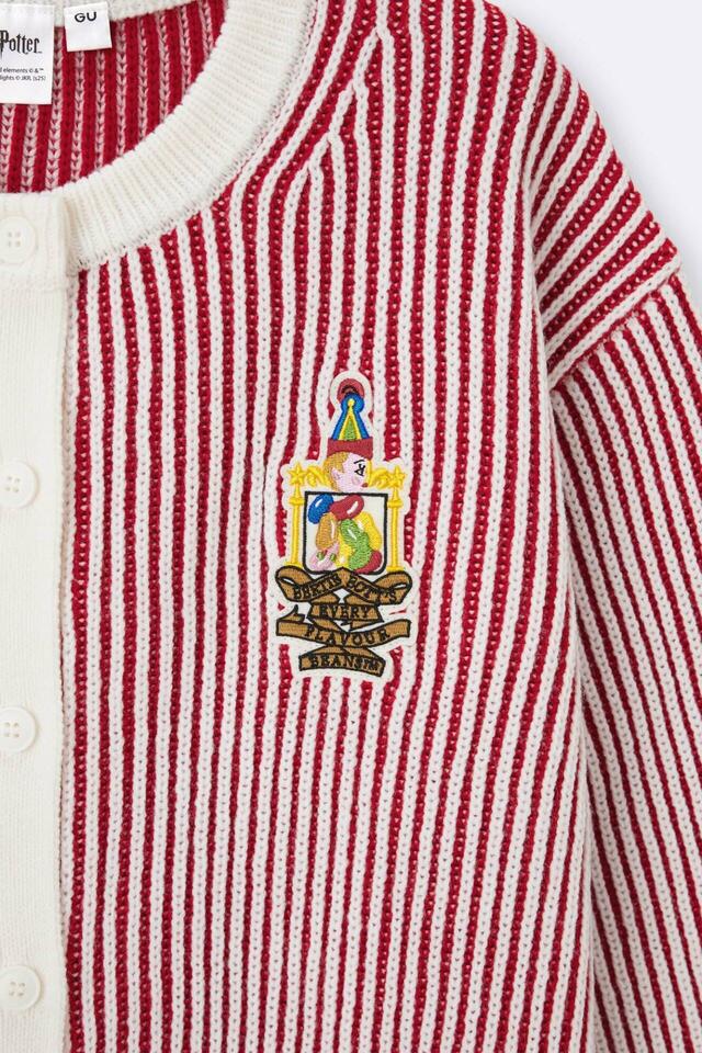 クルーネックカーディガン ¥2,990｜GU「ハリー・ポッター」スペシャルコレクション