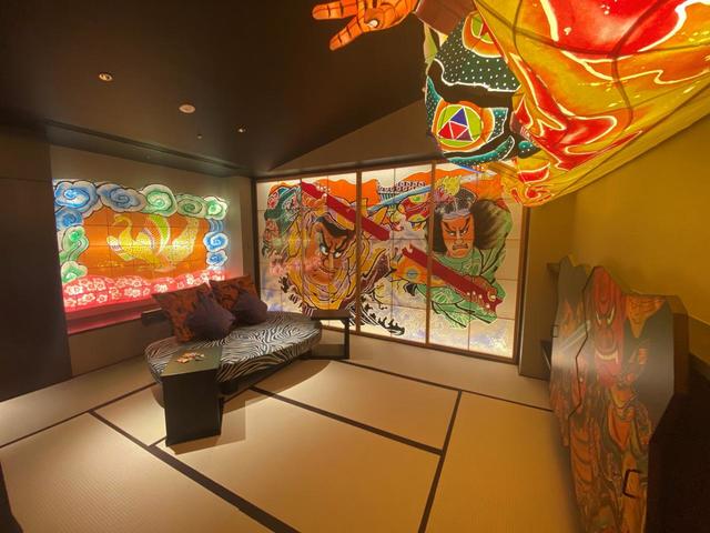 【星野リゾート　青森屋】「青森ねぶた祭」をモチーフにした客室